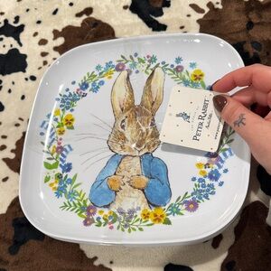 Peter Rabbit Floral Dinner Plates - 100% Melamine